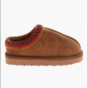New-Josmo Wheat Color UGG Tasman Like Slip On Cush Comfort Warm Slippers- Kids 3